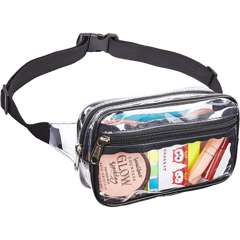 Clear Fanny Pack Stadium Approved Clear Belt Bag Cross Body Bag for Women  Men