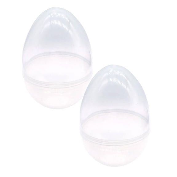 Clear Fillable Easter Egg | Transparent | 7x7x9cm | Easter Hunt | Party Favor | Candy Container | Home Decor