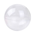thumbnail image 1 of Clear Fillable Plastic Christmas Ornament Balls, Open‑able Refillable Craft Baubles, Customizable Hollow Hanging Ornaments for Christmas Tree Holiday Party Wedding Home Decor, 1 of 2