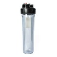 thumbnail image 1 of Clear Filter Housing 1" Inlet 4.5x20" With Pressure Release, 1 of 2