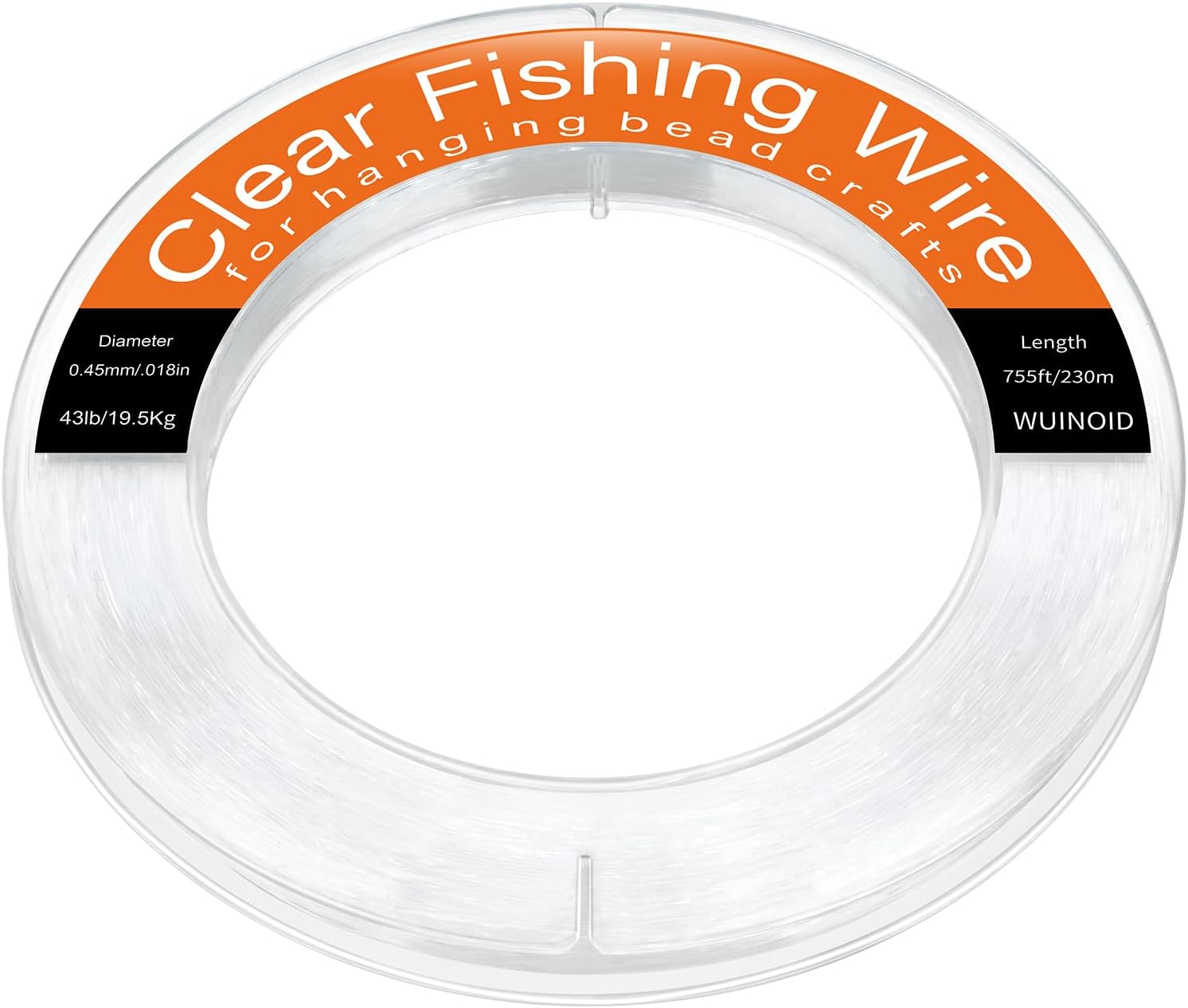 Thread Line Wire Clear Fishing Line Wire 755 ft Invisible Monofilament Fishing Line Wire ...