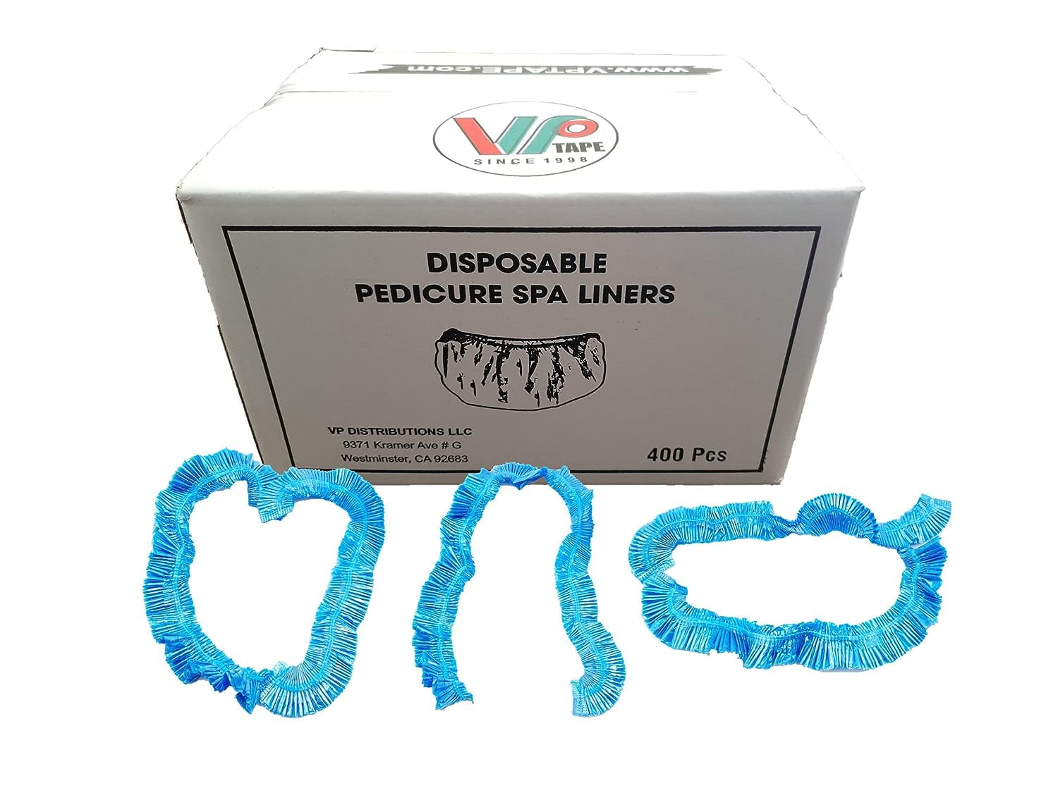 Clear, Fit All Pedicure s, Disposable Pedicure Liners. (Blue), 1200Mm X