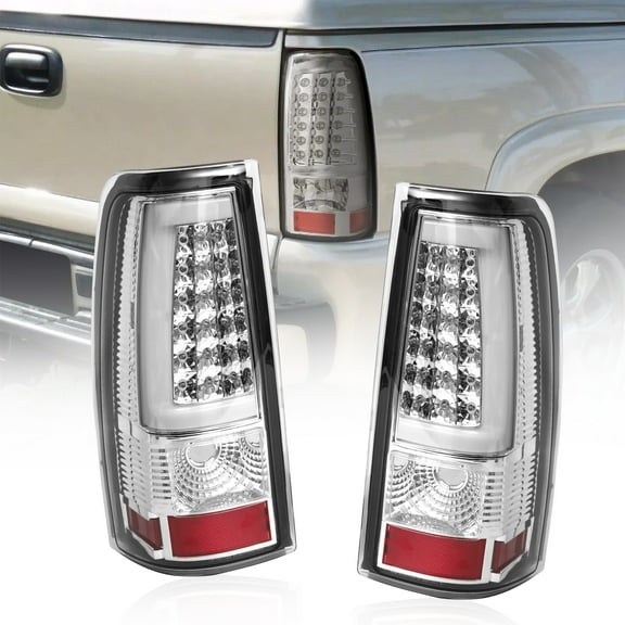 Clear Fits 2003-2006 Chevy Silverado 1500 2500 3500 LED Tail Lights