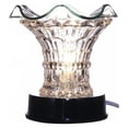 thumbnail image 1 of Clear Flared Glass Electric Aroma Lamp Oil and Wax Tart Warmer with Touch Dimmer - EAL872304, 1 of 6