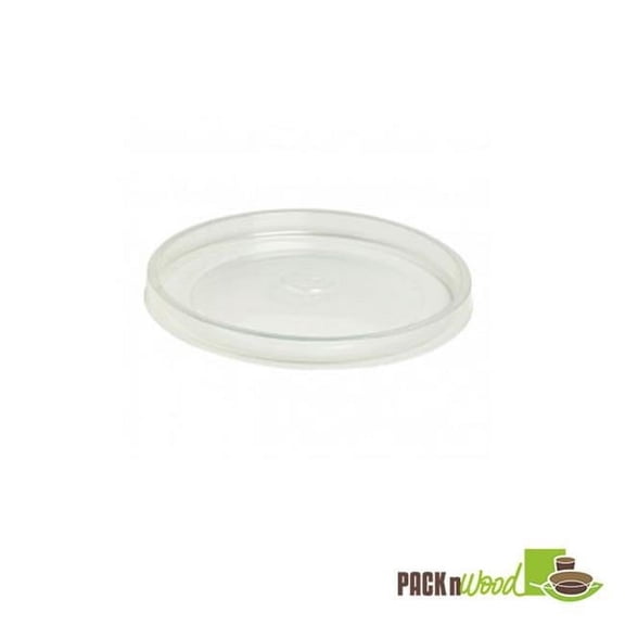 Clear Flat PP Lid