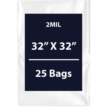Elkay LDPE Poly Bags 2mil 4x6 – 100 Count, Open Ended, 20F-0406