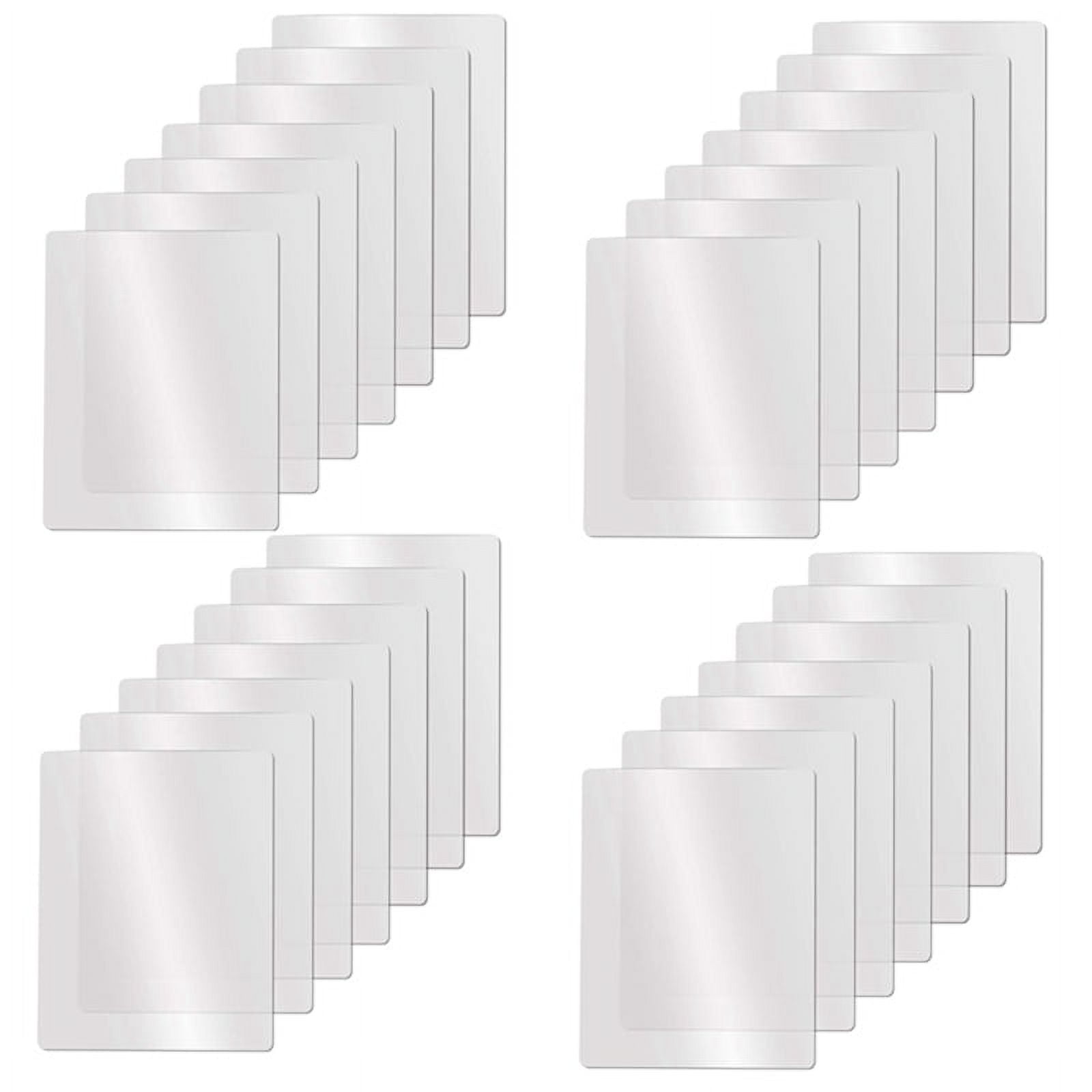 Clear Flexible Plastic Cutting Board Mats Set, Frosted Clear Kitchen Cutting Board Clear Mats 17.5 x 12 Inches,Set of 28