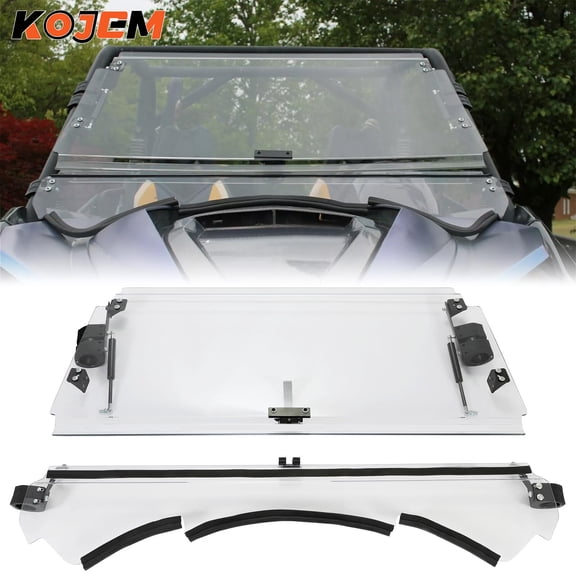 Clear Flip Windshield For 2013-2018 Can-Am Maverick 1000R/ Max 1000r/ Turbo