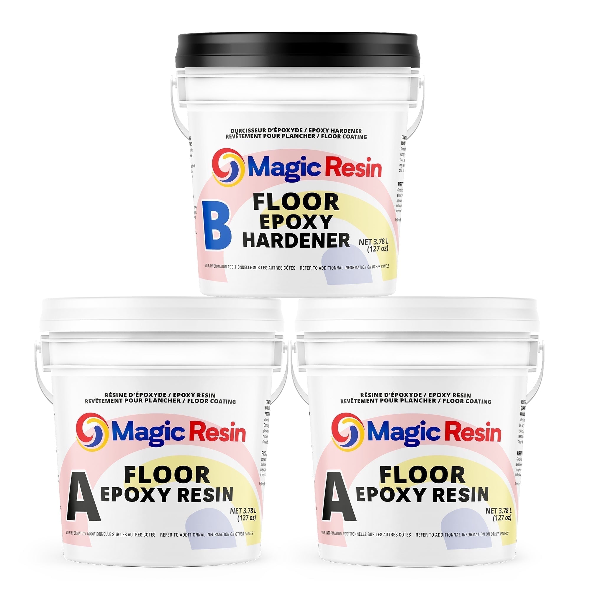 Clear | Floor Epoxy Resin for Garages, Basements, Warehouses, Retail Stores | 3 Gallon
