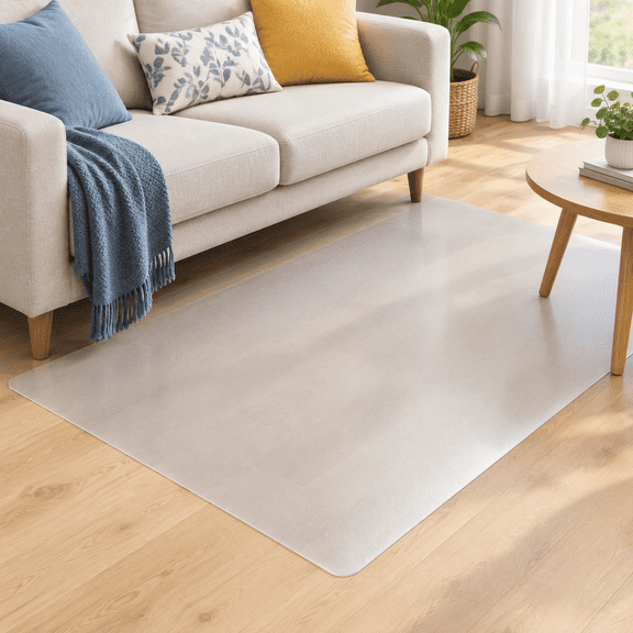 Clear Floor Mat For Home 8'*12' Large Non-slip Plastic Rug Spills