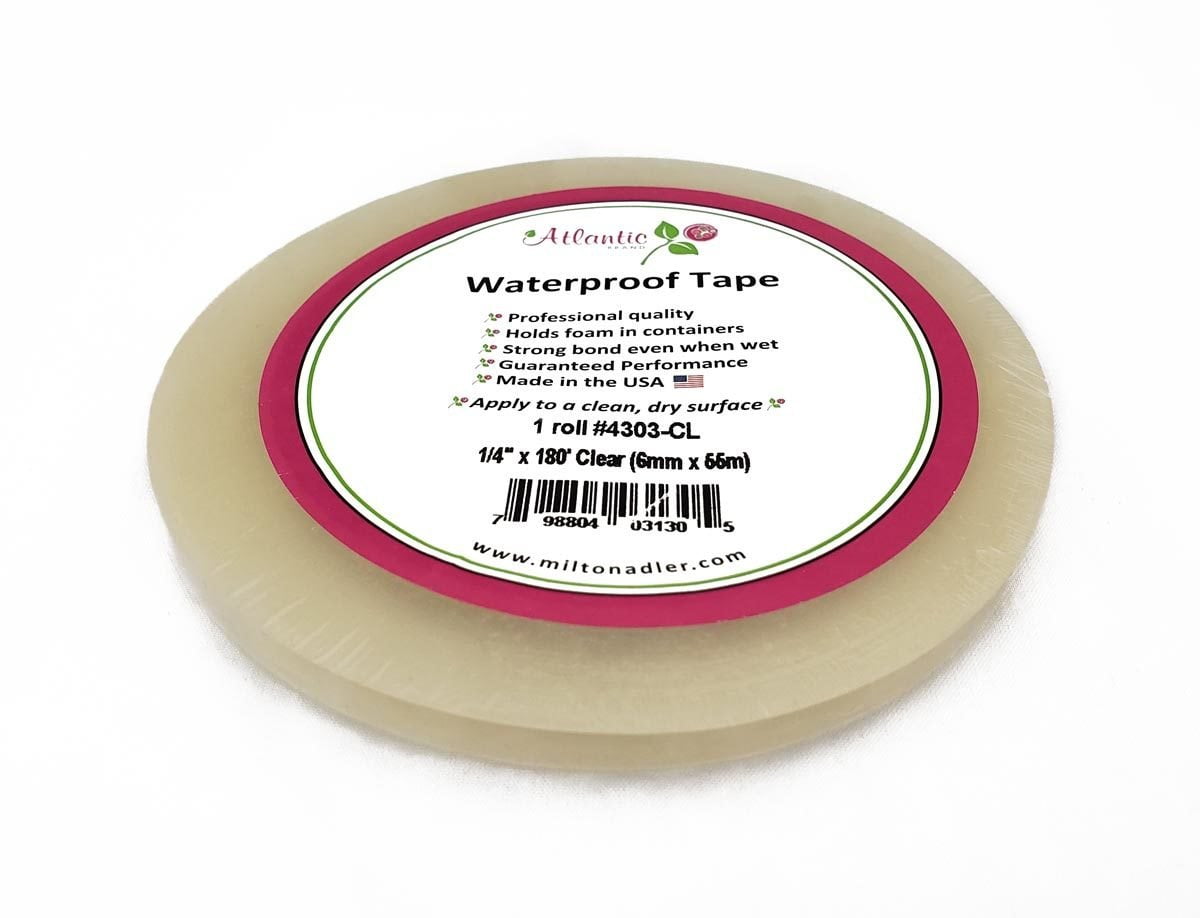 Clear Floral Tape 1/4"w 60 yrds