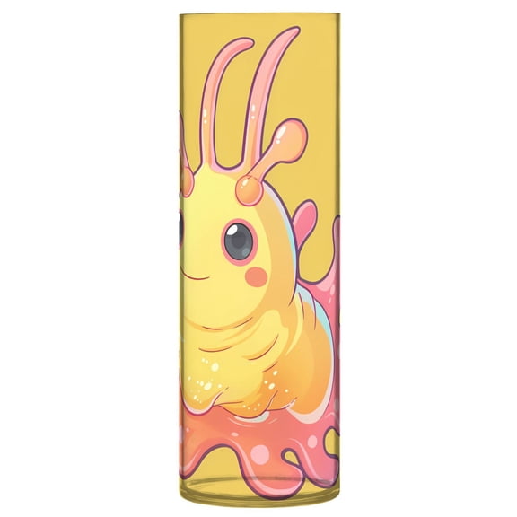 Clear Flower Vase Centerpieces Plastic Cylindrical Vases Home Wedding Decor 4"x12" Cute Sea Slug