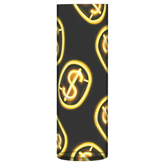 Clear Flower Vase Centerpieces Plastic Cylindrical Vases Home Wedding Decor 4"x12" Dollar Sign