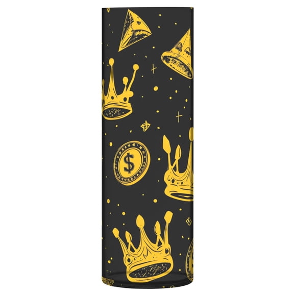 Clear Flower Vase Centerpieces Plastic Cylindrical Vases Home Wedding Decor 4"x12" Dollars Coin Crown