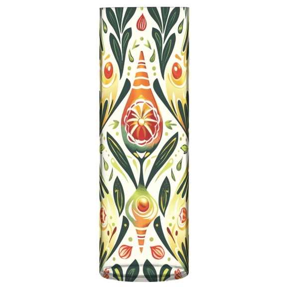 Clear Flower Vase Centerpieces Plastic Cylindrical Vases Home Wedding Decor 4"x12" Onion Folk Art