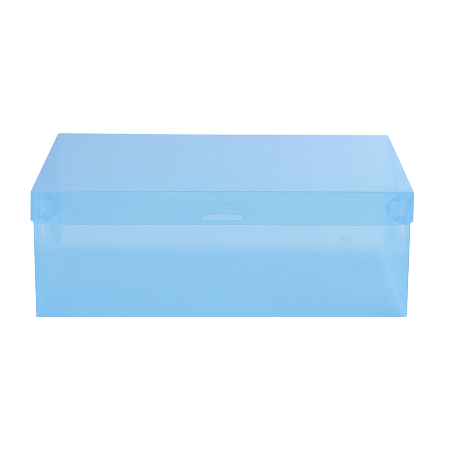 Clear Foldable Shoe Storage Boxes,Stackable Heavy Duty Plastic Boot Storage Box, Perfect for