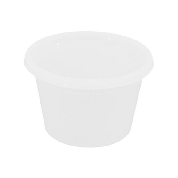 Clear Food Containers With Lids Leakproof Food Storage For Home Restaurant Takeout Soups Sauces Pack Of 50 450ml