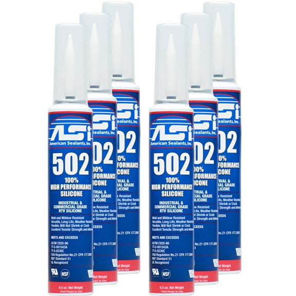 Clear Food Grade Silicone Aerosol Self-Propelled Can - 6.5 Oz - 6 Cans