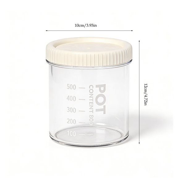 Clear Food Storage Container Rectangular Bin for Fridge Lunch Meal Prep Kitchen Organization YYUZH