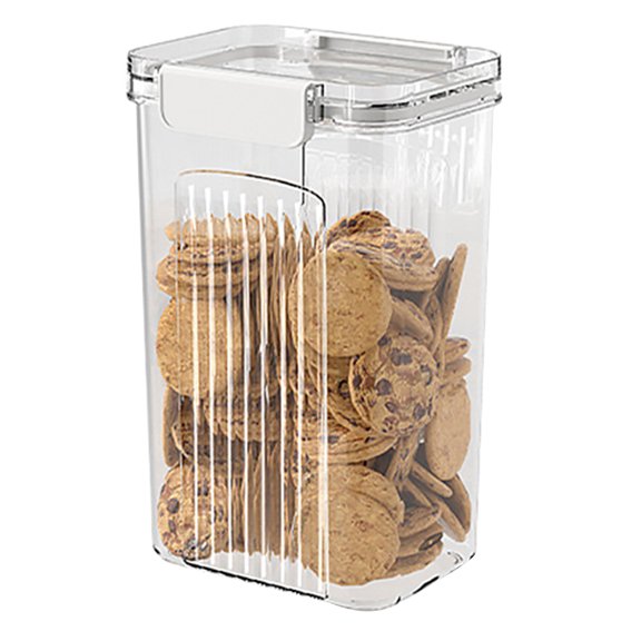 Clear Food Storage Jar Dry Goods Nuts Snacks Airtight Sealing Storage Container Kitchen Supplies 460/700/950/1300/1800ML