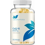 صيغ واضحة CoQ10 800mg لكل خدمة قوة إضافية - 200 كبسولة نباتية