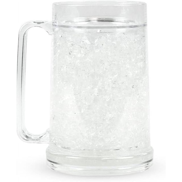 Clear Freezer Mug Stay Hydrated with Frozen Beer Mugs for Freezer