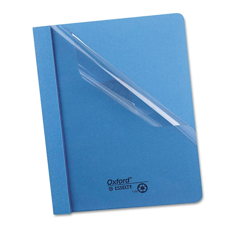 Clear Front Standard Grade Report Cover, Three-Prong Fastener, 0.5 Clear Front Standard Grade Report Cover, Three-Prong Fastener, 0.5