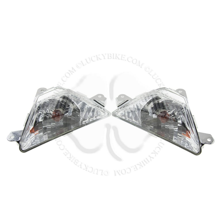 Clear Front Turn Signals Blinkers Markers 2012-2017 Kawasaki