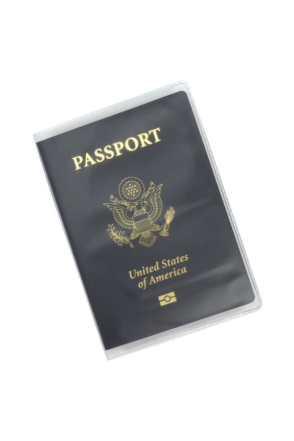 Clear Frosted Passport Cover Plastic Passport Protector Vinyl ID Card Protector Case Holder Travel Pack of 6