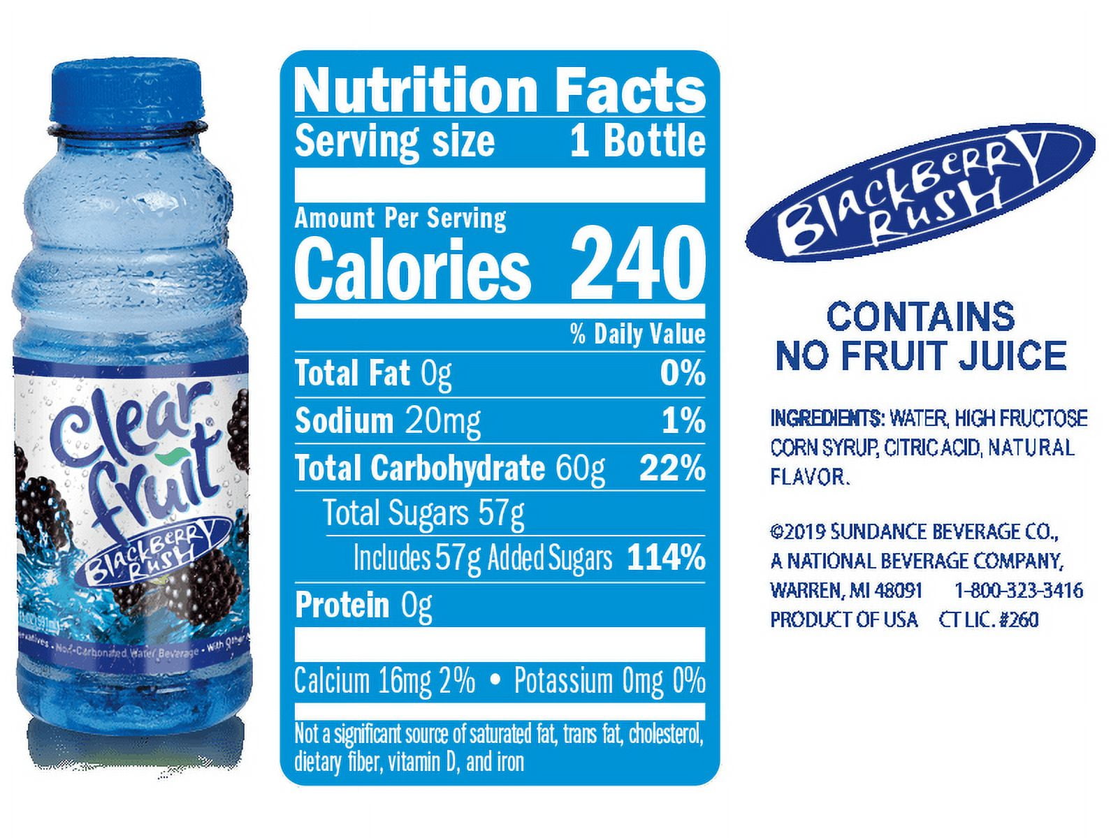 Clear Fruit Blackberry Rush