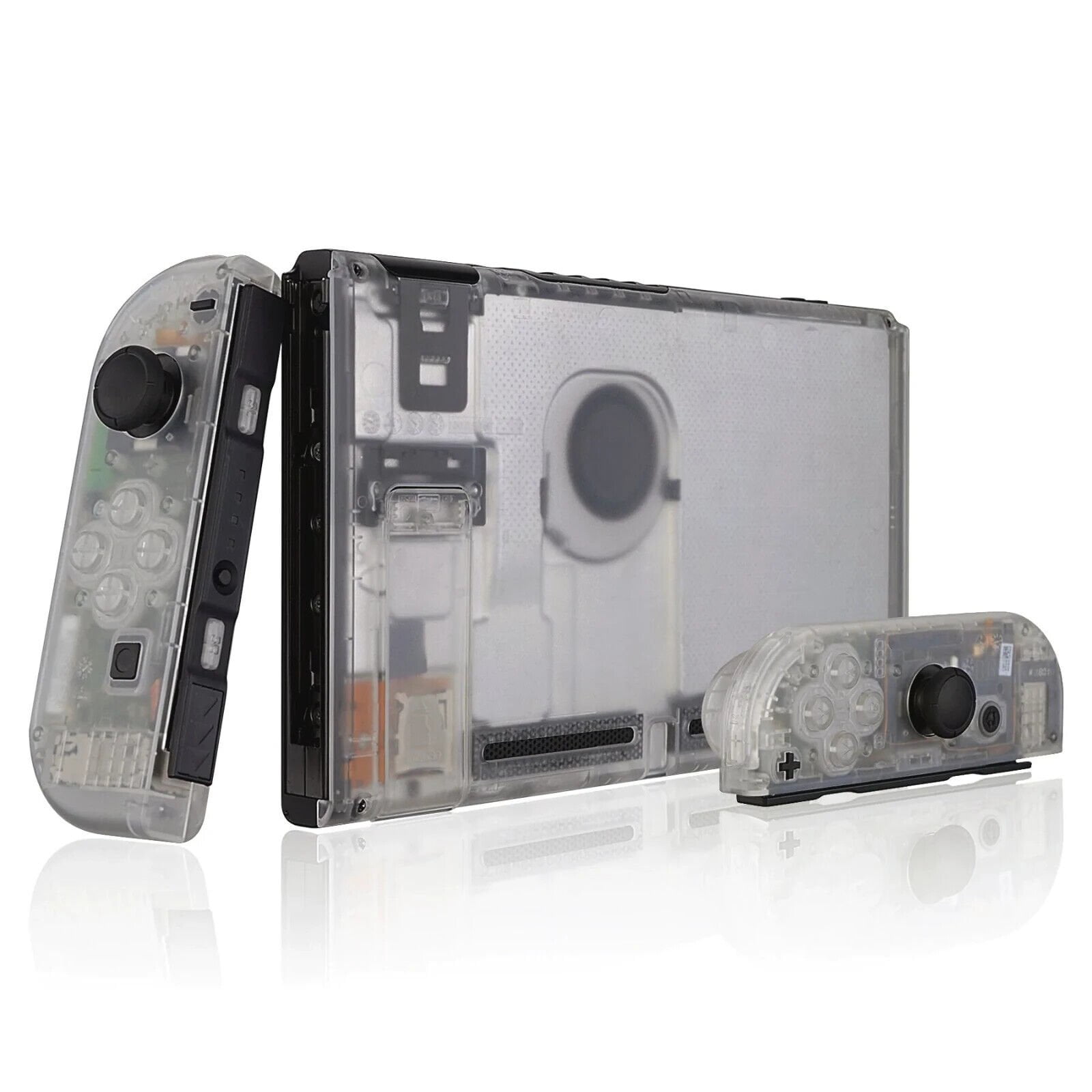 Clear Full Set Housing Shell Case With Buttons for Nintendo Switch ...