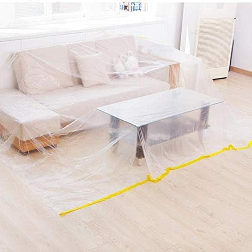 Clear Furniture Cover, Sofa Couch Covers, Heavy Duty Plastic Waterproof Sofa Storage Covers, Bed Dust Protector Cover for Moving Protection