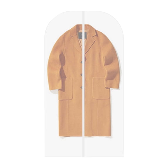 Clear Garment Bags for Hanging Clothes with Zipper, Dust-Proof Clothes Covers Protecting Dresses Gowns Suits, Breathable Garment Storage Bags for Closet Organization and Travel Use
