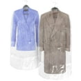 thumbnail image 1 of Clear Garment Bags for Storage, 21 x 4 x 72 Inches, Roll of 350 Clear Plastic Garment Bags for Hanging Clothes with Hanger Holes, 1 of 7