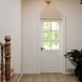 thumbnail image 1 of 30" X 96" Clear Glass 6-Lite Prefinished Door Slab Solid Manufactured Wood Core Standard Door, 1 of 6