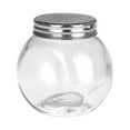 thumbnail image 1 of Clear Glass Candy Jar with Silver Lid, 3-Inch, 1 of 1
