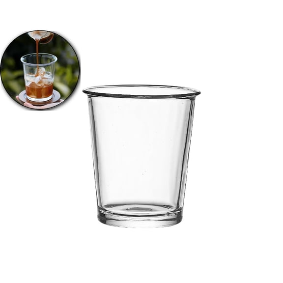 Clear Glass Coffee Mug, Breakfast Drinking Cup, Versatile Milk Tea Glassware for Home Use