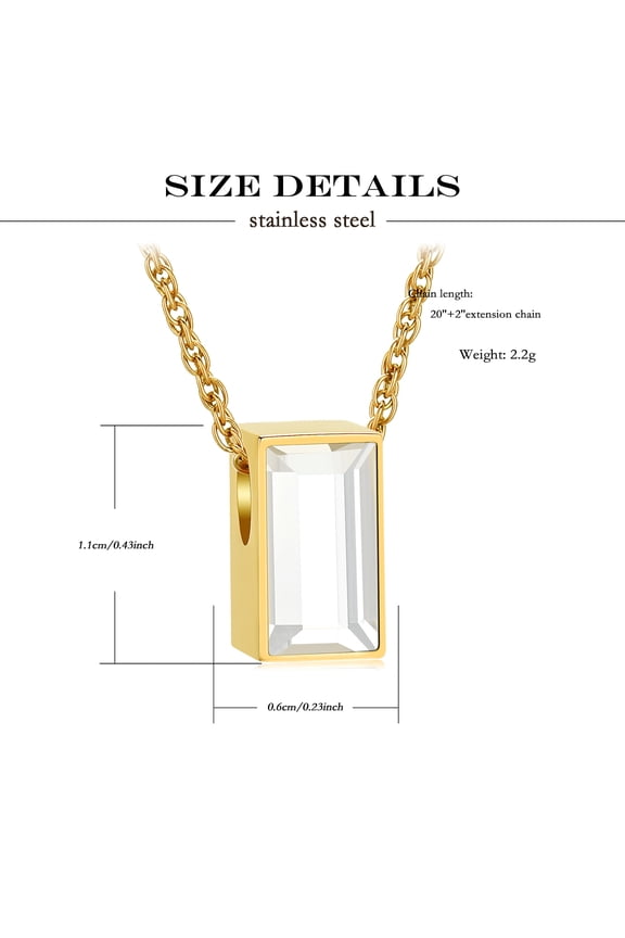 Clear Glass Cube Urn Pendant Memory Necklace for Cremation Ashes Liquid Memorial Jewelry for Women Men