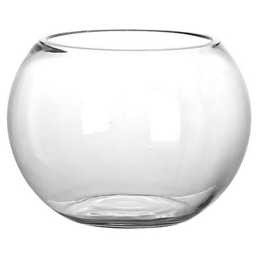 Clear Glass Fish Bowl Bubble Vase for Betta Goldfish Wedding Home Decor