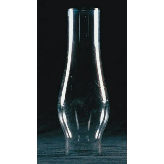 Clear Glass Lamp Chimney, Replacement Hurricane Globe Measures 1 1/8 Inch Diameter Base x 4 1/2 Inches High for Oil or Kerosene Lanterns