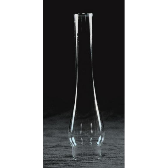 Clear Glass Lamp Chimney, Replacement Hurricane Globe Measures 1 1/8 Inch Diameter Base x 5 1/2 Inches High for Oil or Kerosene Lanterns
