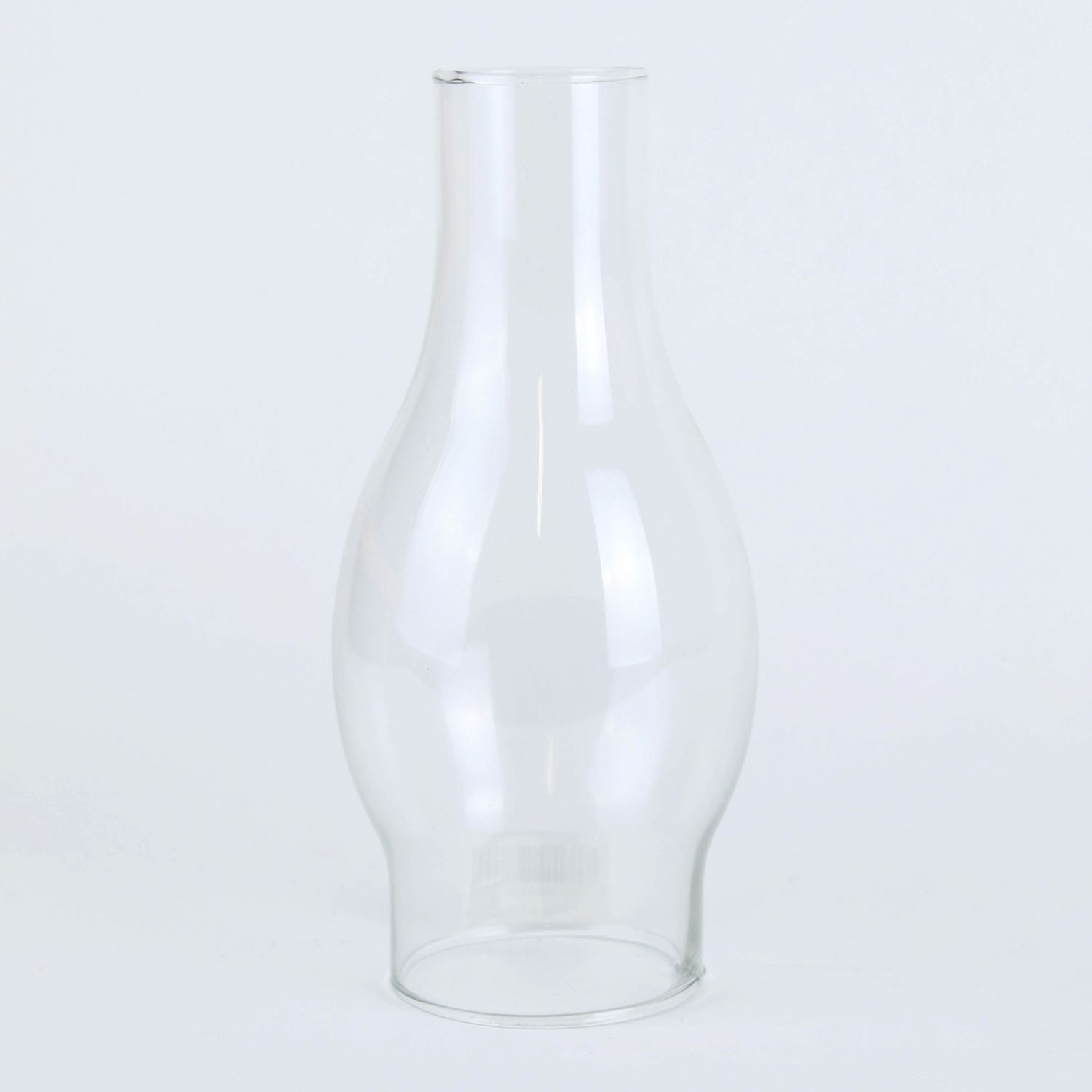 Clear Glass Replacement Hurricane Lamp Chimney, 8 3/8 Inches High