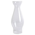 thumbnail image 1 of Clear Glass Lamp Chimney, Replacement Hurricane Globe Measures 2 Inch Diameter Base x 6 3/4 Inches High for Oil or Kerosene Lanterns, Crimp Top, 1 of 2