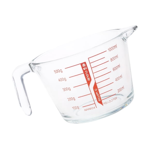 Clear Glass Measuring Cup For Home Baking And Cooking Construction Wide Mouth Safe