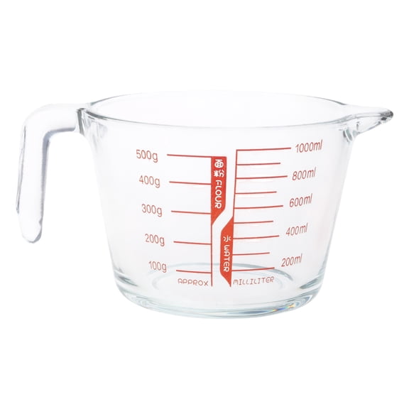 Clear Glass Measuring Cup For Home Baking And Cooking Construction Wide Mouth Safe
