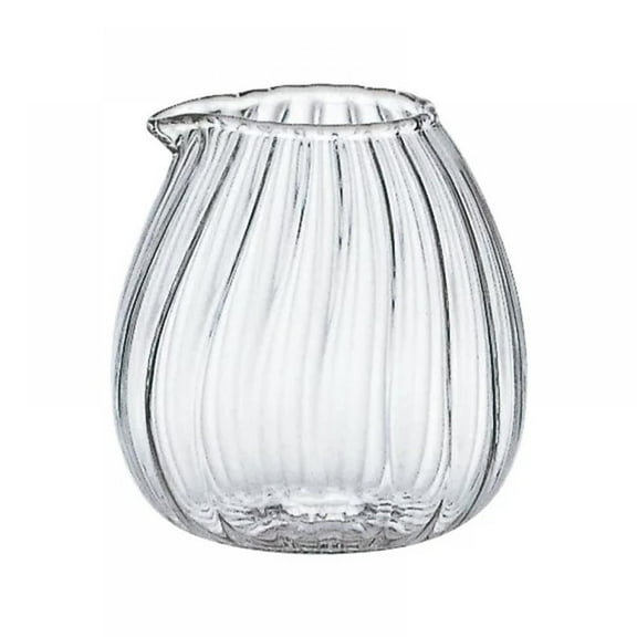 Clear Glass Pot Milk Pan with Mini Non Stick Milk Coffee Pot with Wooden Handle Breakfast Cooking Pot Glass Cookware for Home Kitchen