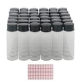 thumbnail image 1 of Clear Glass Sample Vials 36pcs  15ml (0.53 Oz) Empty Glass Bottles with Screw Cap and Red Handwritten Sticker Paper  Labware Essential for Scientific Experiments and Storage, 1 of 5