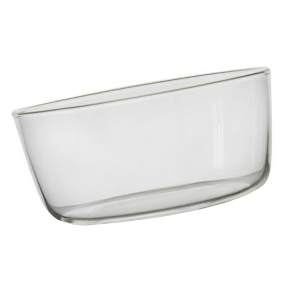 NIAIZEK Round Clear Glass Baking Bowl for Home Users Oven Proof Simple Design 1PC