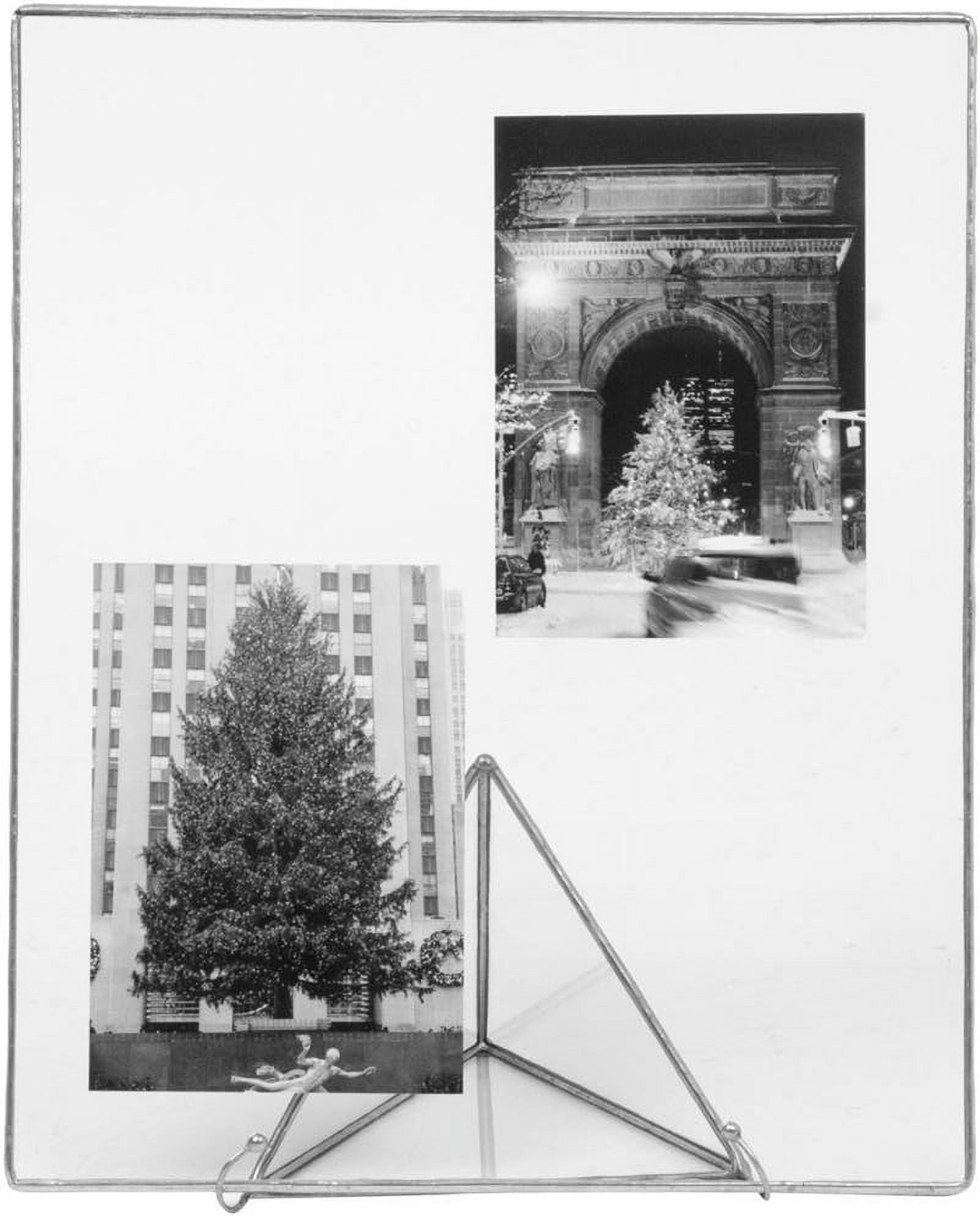 Clear Glass Silver Float Frame 9x11/8x10 by Downingamp;reg; 8x10