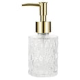 thumbnail image 1 of Clear Glass Soap Dispenser with Golden Pump for Bathroom, Refillable Kitchen soap Dispenser for Dish Soap, Bathroom Soap Dispenser for Hand Soap, Lotion, 2 Pcs, 6.88x2.95", 1 of 7